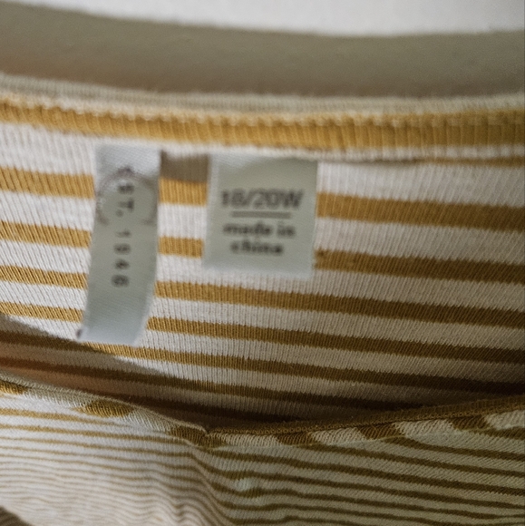 🛍 Cato V Neck Top 3/4 Sleeve 18/20 - Picture 4 of 4